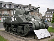 Musée de la Percée d'Avranches Sherman M4A4 Vacances en Normandie 2007