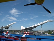 Concorde et sa copie russe, le Tupolev Tu-144 Technikmuseum de Sinsheim