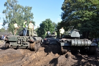 M47 Patton Tanks in town 2009