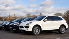 Porsche Cayenne Esplanade de Lille janvier 2011