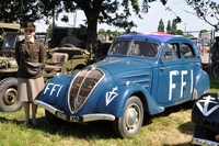 Peugeot 402 FFI 70ème anniversaire du débarquement en Normandie