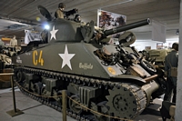 Sherman M4 105mm Normandy Tank Museum Catz 70ème anniversaire du débarquement en Normandie