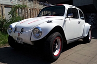 volkswagen beetle Buggy Oldtimer Tankstelle Hambourg hamburg