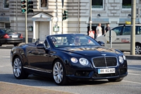 Bentley continental gtc Carspotting à Hambourg, juillet 2014 Hamburg