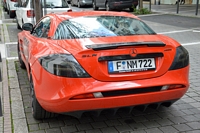 mercedes mclaren slr Carspotting à Francfort (Frankfurt-am-Main), août 2014