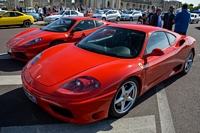 ferrari 360 rassemblement mensuel vincennes en anciennes au château de vincennes, mai 2015