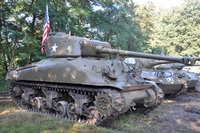 sherman m4a1 76mm Tanks in Town 2015 Mons