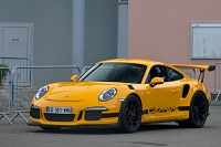yellow 991 GT3 RS Le Mans Classic 2016