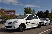 Clio 3 RS Voitures à l'Esplanade de Lille, avril 2017