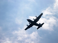 c130 hercules sainte-mere-eglise normandie 2004