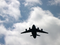 c-17 globemaster sainte-mere-eglise normandie 2004