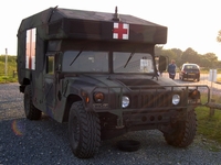 humvee ambulance utah beach normandie 2004
