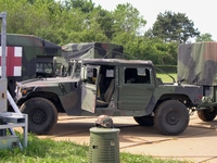 hmmwv colleville-sur-mer normandie 2004