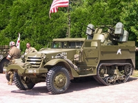 half-track m16 white normandie 2004