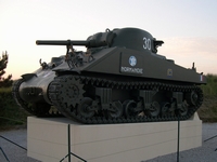 sherman m4a2 utah beach normandie 2004