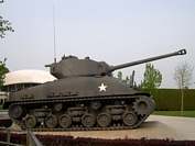 Airborne Museum Sherman M4A1 HVSS Sainte-Mère-Eglise Vacances en Normandie 2007