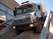 baptême en Unimog U4000 Musée Unimog à Gaggenau