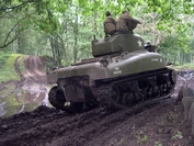 Sherman m4a1 Tanks in Town 2007