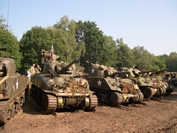 Sherman M4A1/Grizzly Tanks in Town 2008