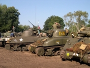 Sherman M4A1/Grizzly Tanks in Town 2008