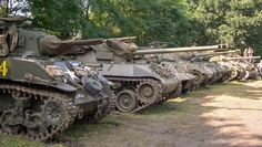 Stuart M5A1 Tanks in Town 2008