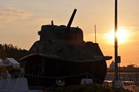 Sherman DD Courseulles-sur-Mer 65ème anniversaire du débarquement en Normandie