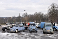 Citroën 2CV Esplanade de Lille février 2010