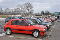 Peugeot 205 GTI Esplanade de Lille février 2010