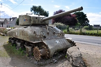 Sherman M4A1 76mm Roscoff Vacances d'été en Bretagne 2012