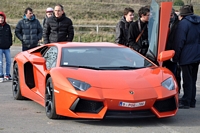 Lamborghini Aventador Esplanade de Lille, février 2013