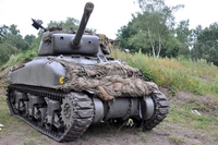 Sherman M4A1 HVSS Tanks in Town 2013