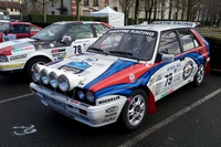 lancia delta rallye neige et glace 2014 départ de sochaux