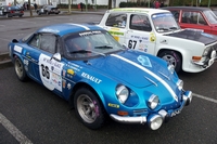 renault alpine a110 rallye neige et glace 2014 départ de sochaux