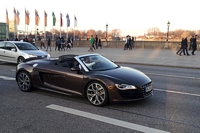 Audi R8 v10 spyder carspotting hamburg hambourg