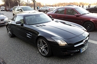 Mercedes SLS AMG carspotting hamburg hambourg