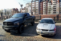 dodge ram ford mustang 4 Cruising Treffen à Hambourg Hamburg