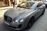 Bentley Continental GT Supersports Carspotting à Hambourg, avril 2014 hamburg