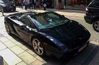 Lamborghini Gallardo Spyder Carspotting à Hambourg, avril 2014 hamburg