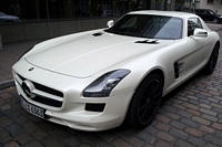 Mercedes SLS AMG Carspotting à Hambourg, avril 2014 hamburg