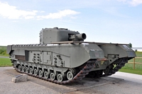 Churchill AVRE Lion-sur-Mer 70ème anniversaire du débarquement en Normandie