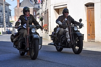 Harley-Davidson XA et Indian 841 Isigny-sur-Mer 70ème anniversaire du débarquement en Normandie
