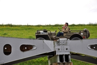 Jeep pont flottant mulberry Vierville sur mer 70ème anniversaire du débarquement en Normandie