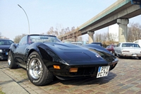 Chevrolet Corvette C3 Oldtimer Tankstelle Hambourg hamburg