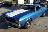 chevrolet el camino Oldtimer Tankstelle Hambourg hamburg