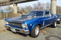 chevy nova pro stock Oldtimer Tankstelle Hambourg hamburg