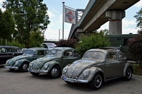 volkswagen  beetle kafer typ 1Oldtimer Tankstelle Hambourg hamburg