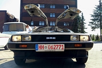 Delorean DMC 12 Oldtimer Tankstelle Hambourg hamburg