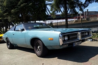 Dodge Charger Oldtimer Tankstelle Hambourg hamburg