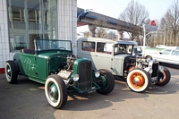 ford a hot rod Oldtimer Tankstelle Hambourg hamburg