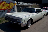 Lincoln Continental Oldtimer Tankstelle Hambourg hamburg